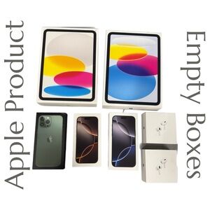 Empty Apple Product Boxes - iPhone‎ - iPad - AirPod pro